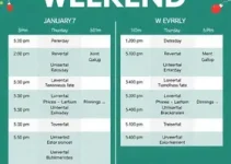 programacao completa do fim de semana