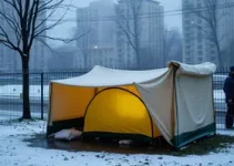 abrigo emergencial contra o frio