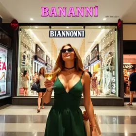 Bruna Biancardi rua 25 de Março comprar roupas