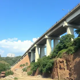 demolição dos viadutos no Parque Dom Pedro 2º