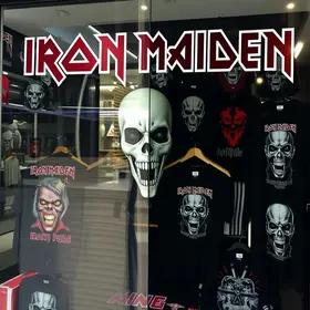 Iron Maiden loja pop-up